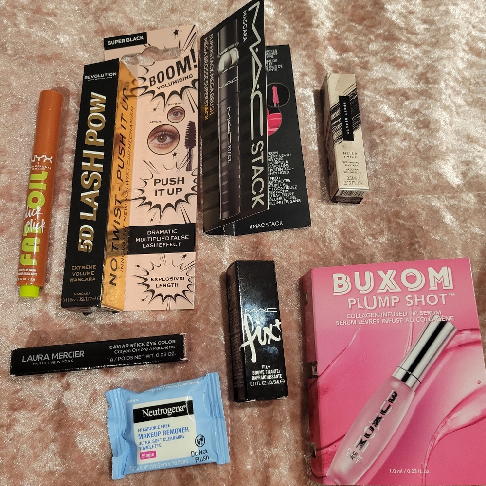 Prestige Makeup Samples With Full Size 5D Lash Pow Mascara And NYX Slick Click